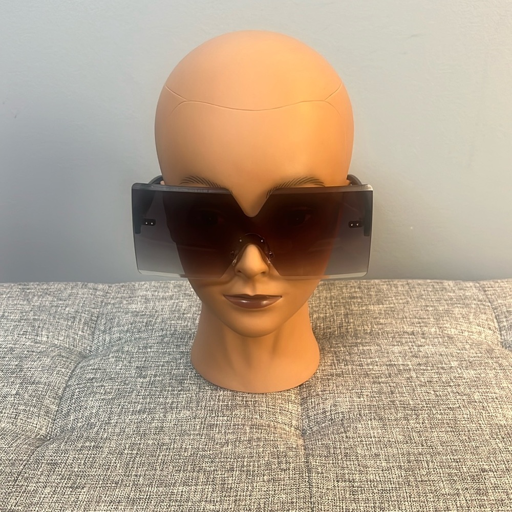 3 pair bundle Large frameless square sunglasses 3pair set